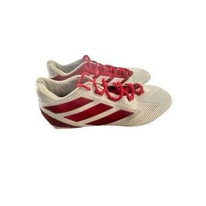 Adidas Mens Size 13 Freak Carbon Football Athletic Cleats White Red Durable